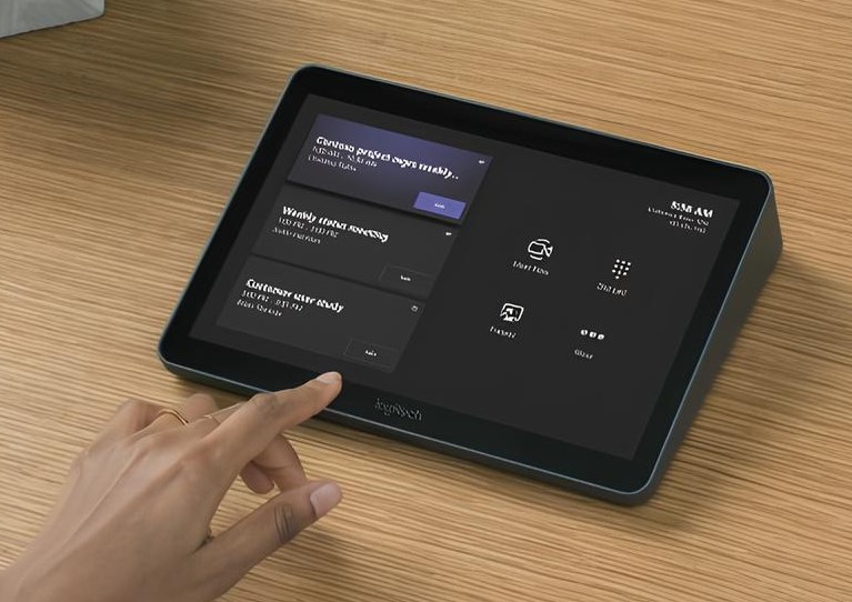 Tap Logitech, Painel Touch
